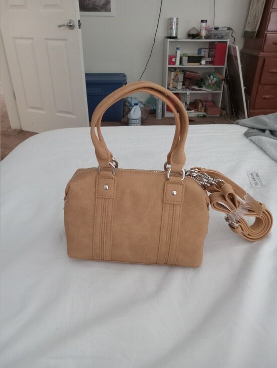 Source Unknown Handbags - Tan Women's Small Satchel Handbag - Unbranded